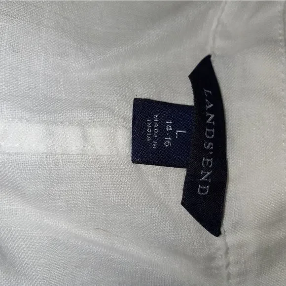 Lands End Woman's Sleeveless Blouse - Picture 3 of 3